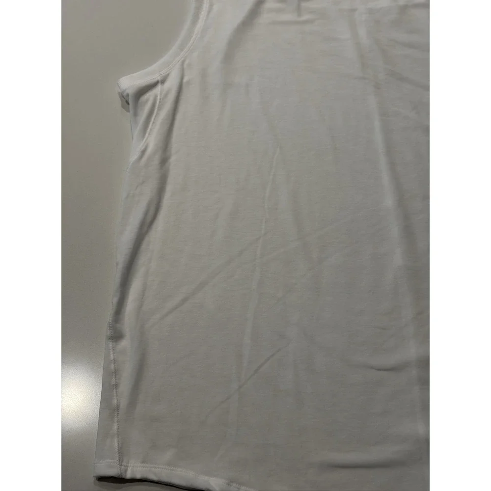 Nike Nike One Tank Top Womens L White Dri-FIT Loose Fit FN2811-100